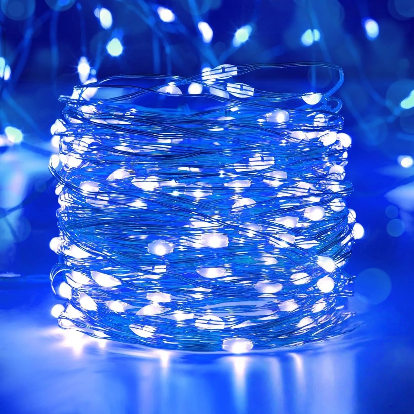 Guirlande LED Fil Cuivre Piles Déco Fête