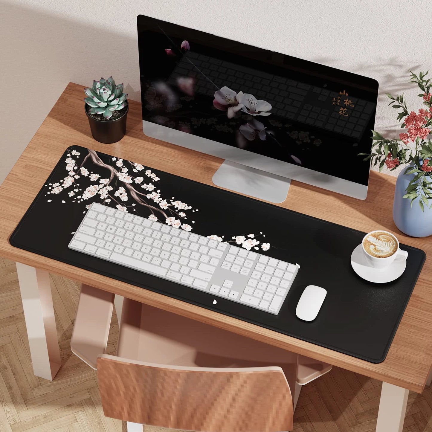 1PC Large Mouse Pads For Desk, Gaming Mouse Pad, Mouse Pad with Stitched Edges and Non-Slip Rubber Base, Extended Mouse Pad