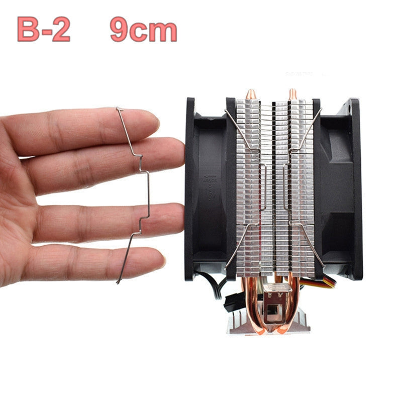 Computer CPU Cooling Fan Clips Stainless Steel Wire Fastener Buckle Bracket