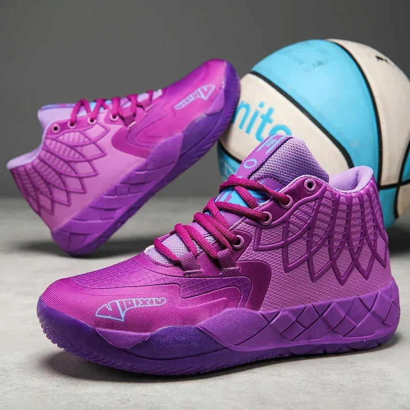 Sneaker Basketball Mandarin Duck Rouge