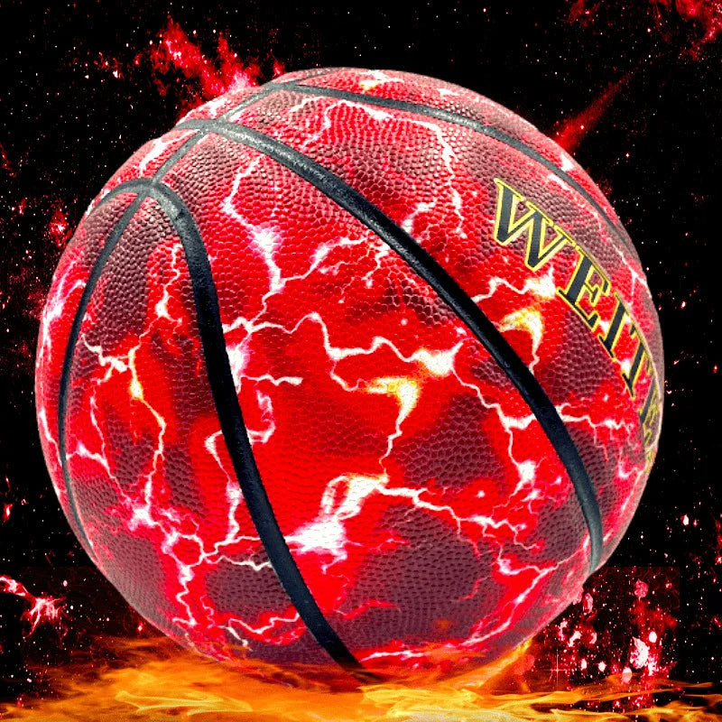 Ballon de Basket "Cosmic Blue" - Indoor & Outdoor