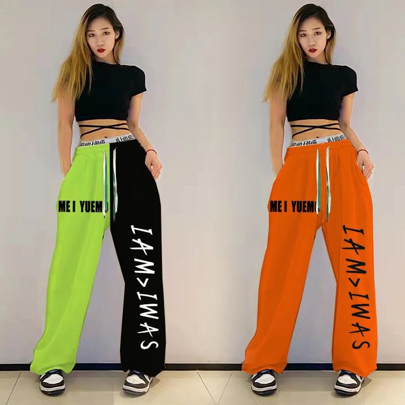 Pantalon Jazz Imprimé Ample Femme