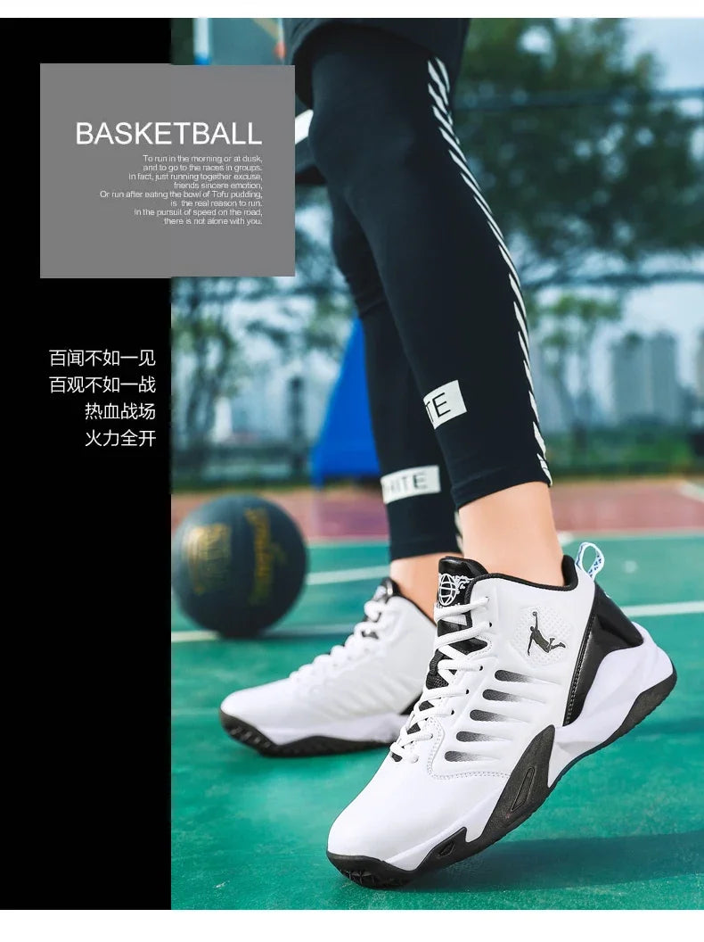 Basket Basketball Cuir Léger Waterproof