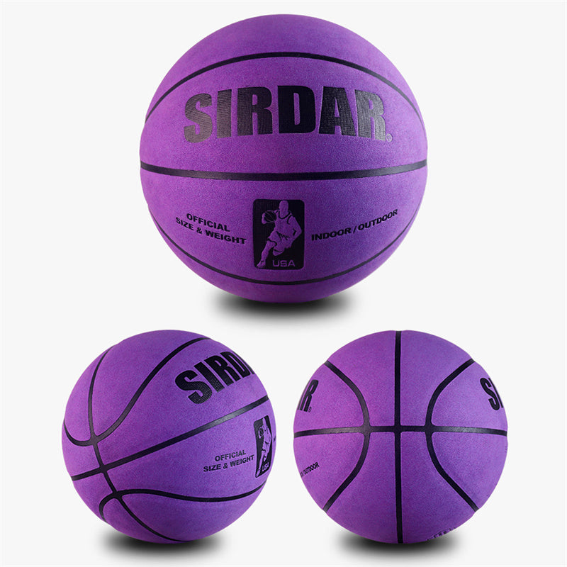 Ballon de Basket "Deep Purple" - Microfibre Anti-Glisse