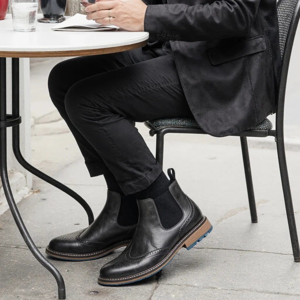 Chelsea Boots Men Casual Brand Comfortable 2026 Fashion Leather Boots