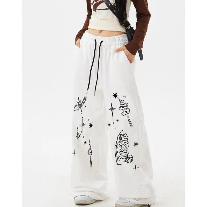 Pantalon Y2K Vintage Hip Hop Femme