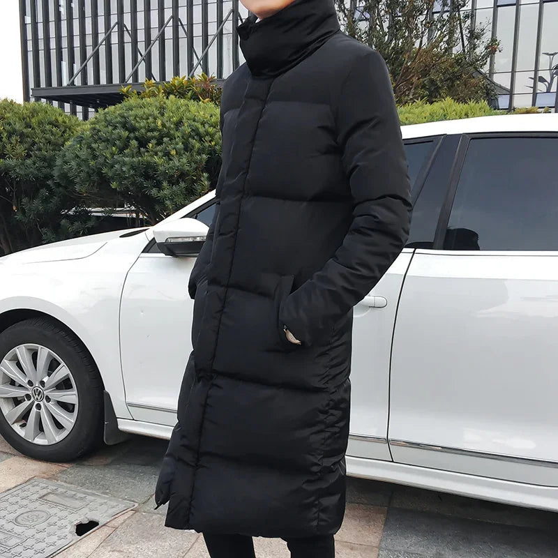 Parka Longue Matelassee Homme Korean