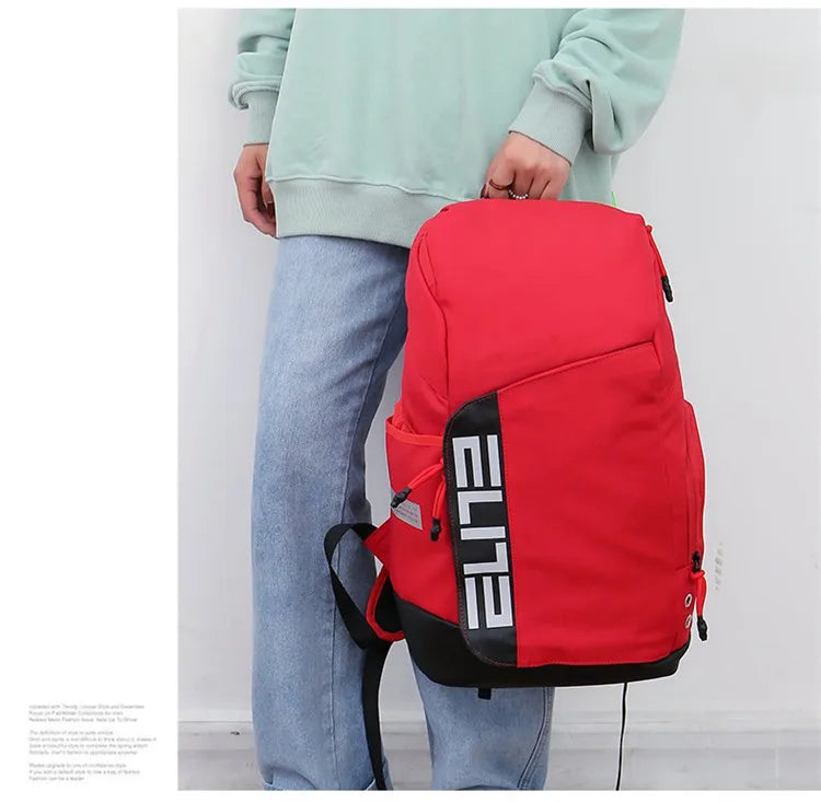 Elite US Team Sports Basketball Casual Universal Fashion Air Cushion Shoulder Computer Bag Men's and Women's YouthTravelBackpack