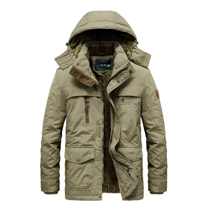 Parka Militaire Coupe-Vent Multi-Poches