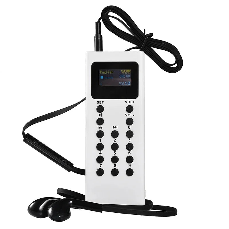 16GB Audio Guide System Museum Tourism Scenic Spot Audio Guide MP3 Player Different Languages Audio Guide