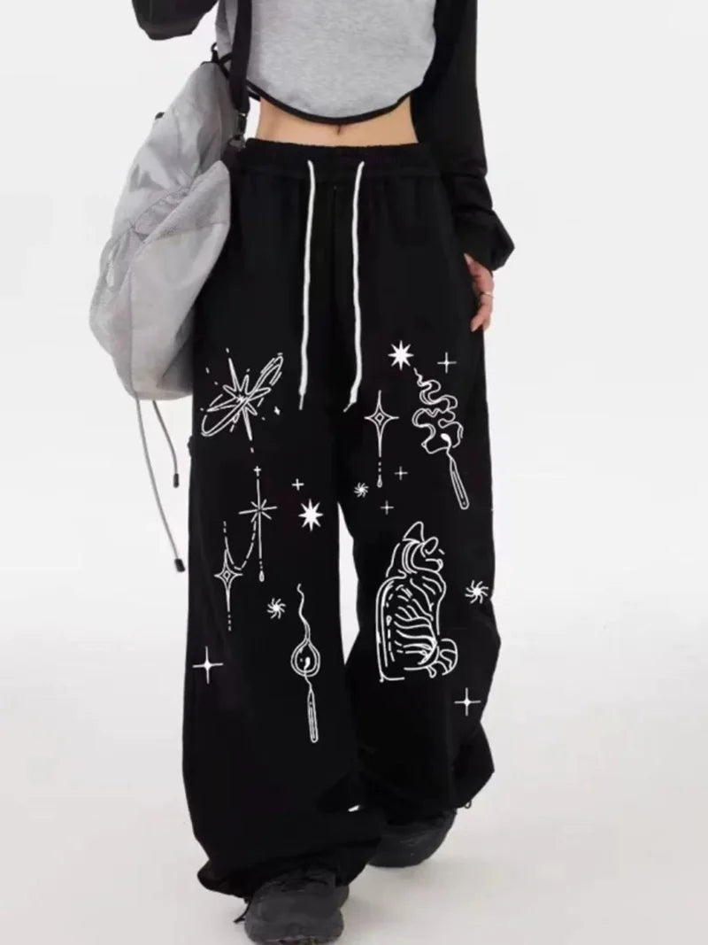Pantalon Y2K Vintage Hip Hop Femme