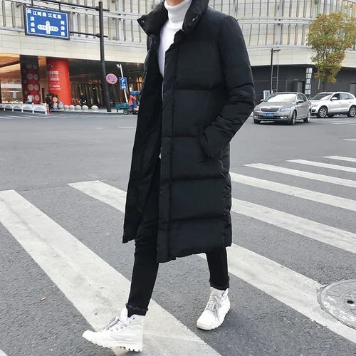 Parka Longue Matelassee Homme Korean
