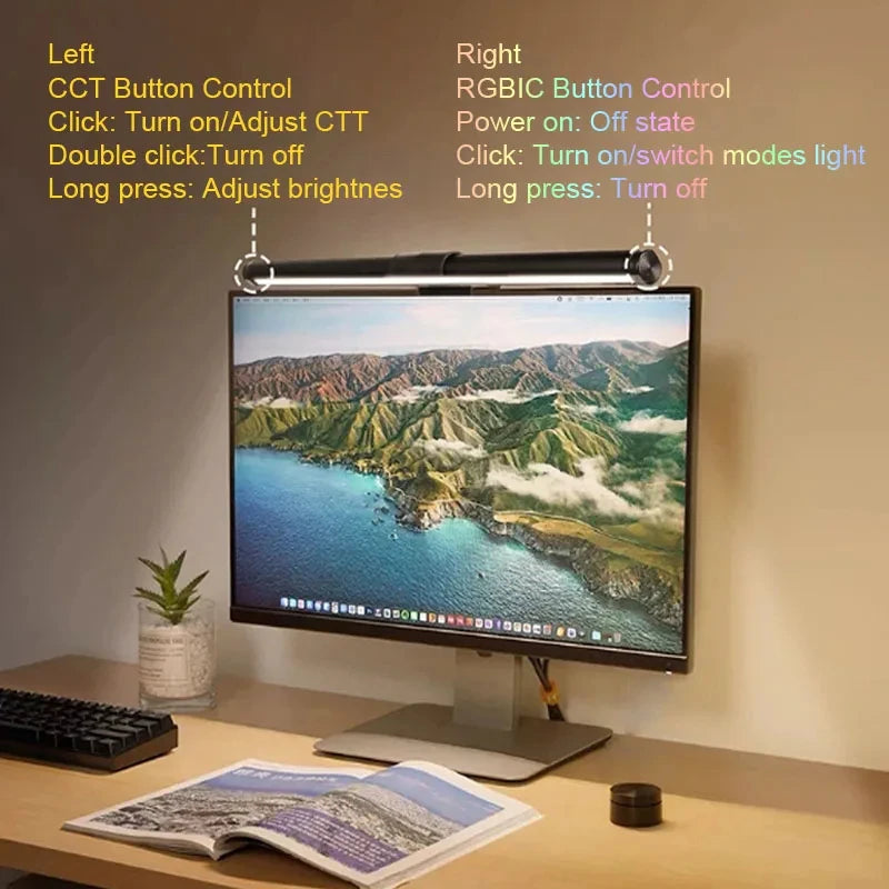 Barre Lumineuse Moniteur PC RGB Protection Yeux