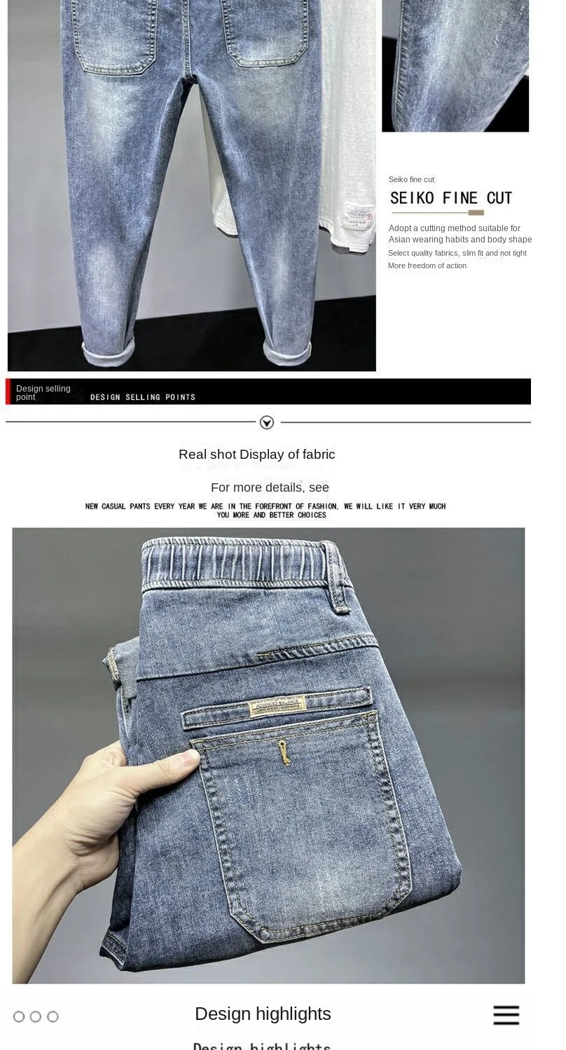 Jean Cargo Korean Tapered Baggy Washed