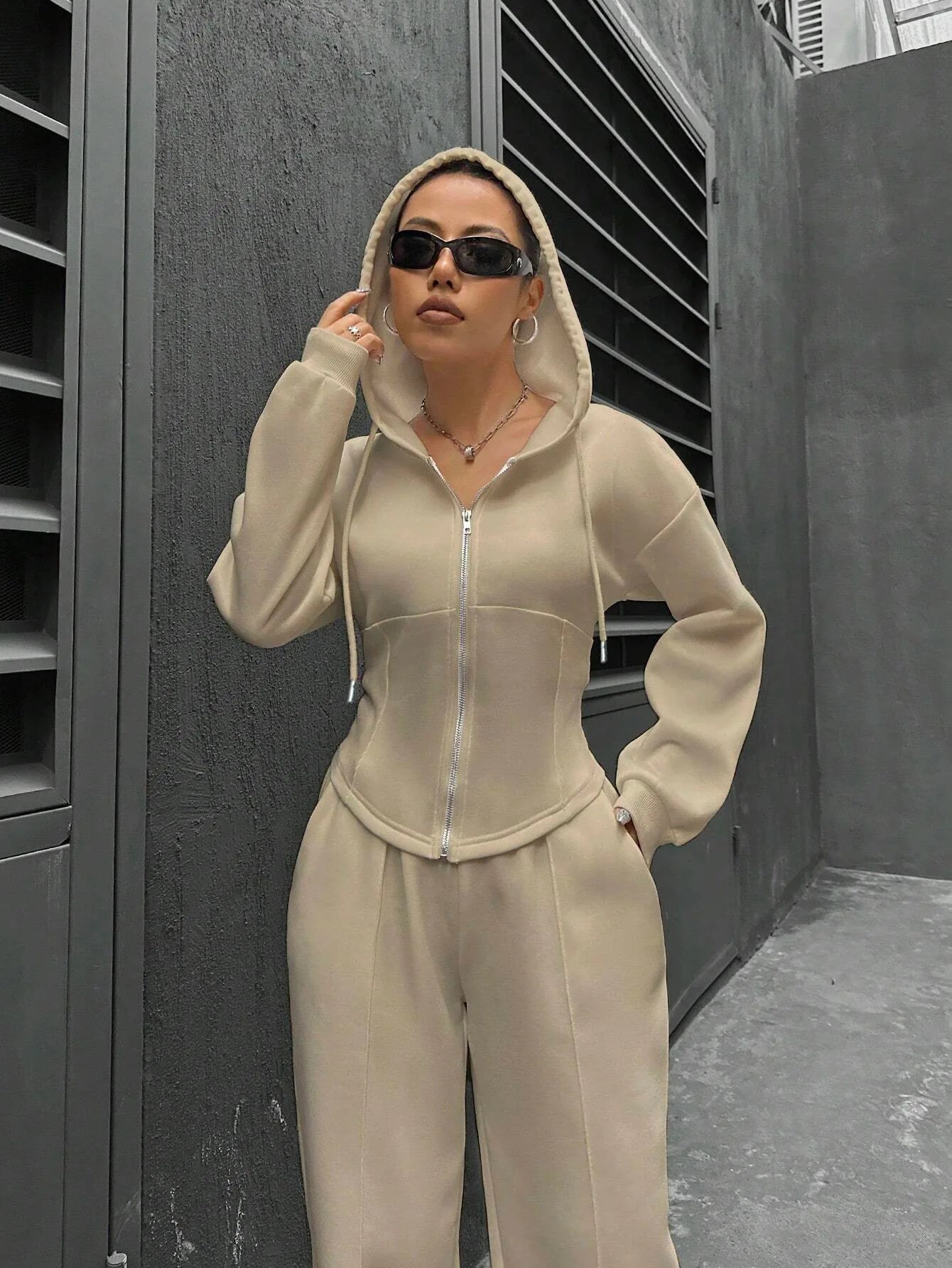 Ensemble Sport Femme - Zip-up & Jogging Slim