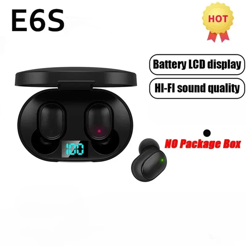 Écouteurs Bluetooth TWS E6S Anti-Bruit
