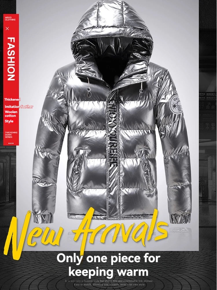 Veste Matelassee Hiver Brillante Hoodie