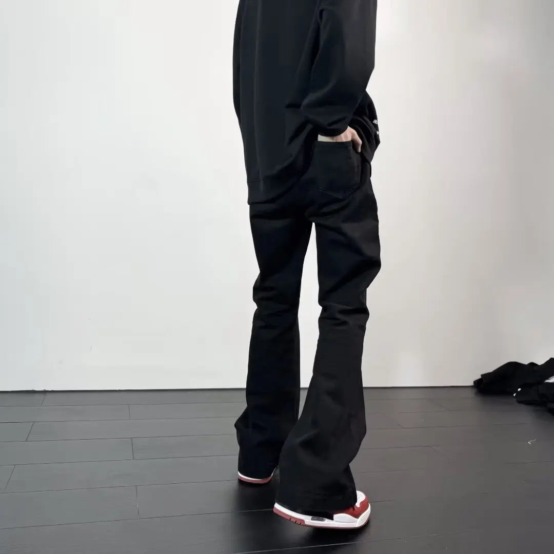 Jean Noir Homme Bootcut American Stretch