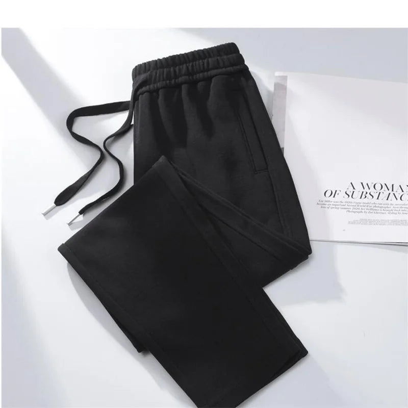 Pantalon Droit Coton Streetwear Femme
