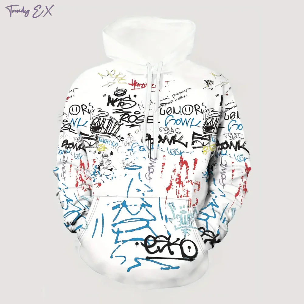 Hoodie Graffiti - Oversized Comfort