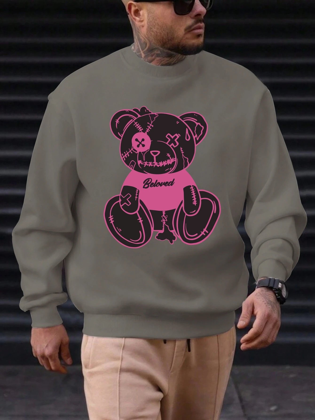 Sweat "Teddy Bear" - Distressed Streetwear