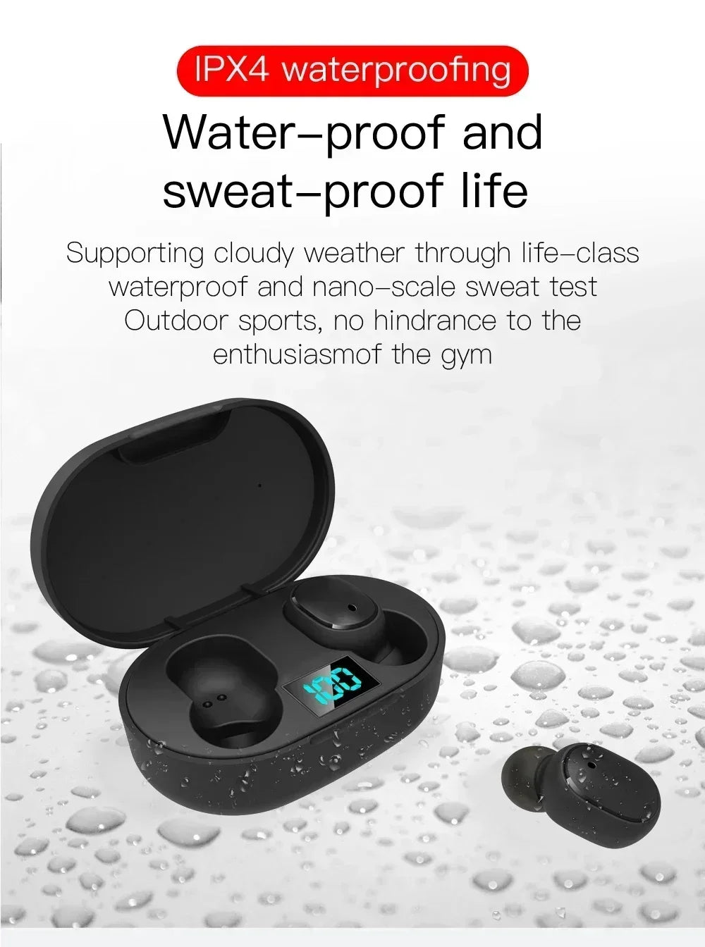 Écouteurs Bluetooth TWS E6S Anti-Bruit