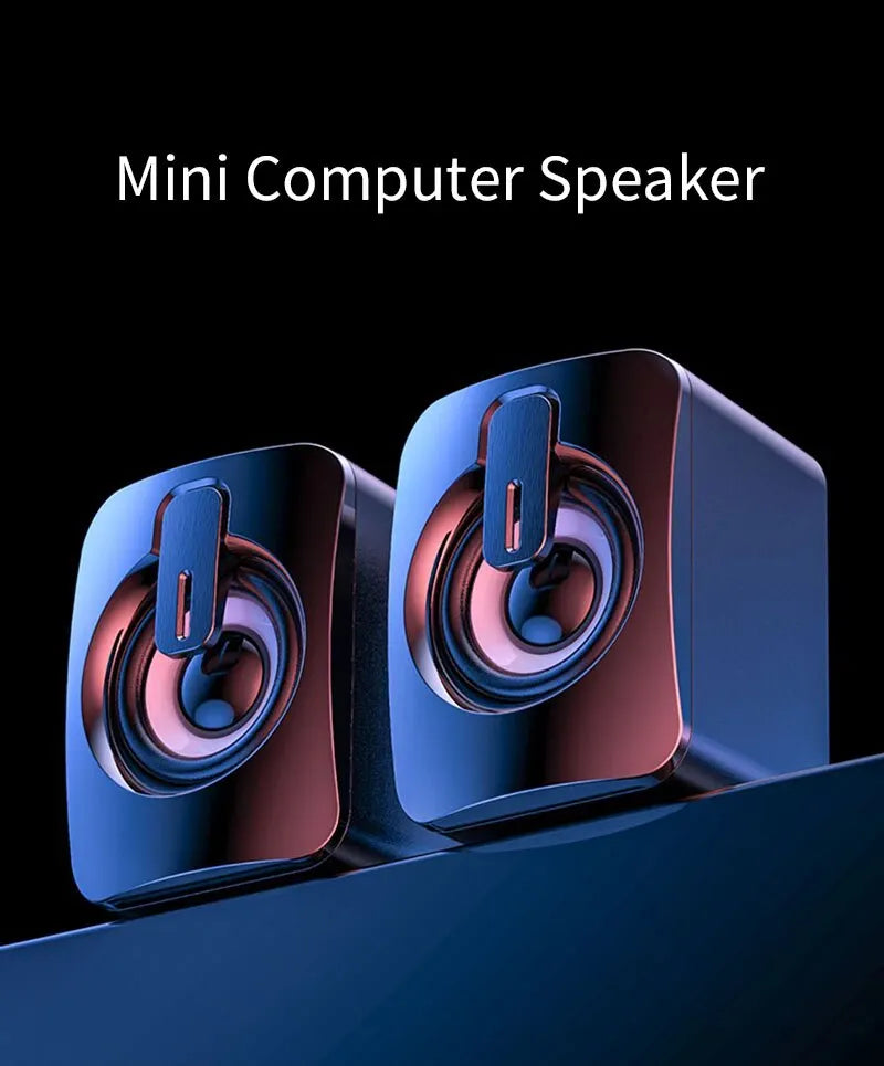 PC Speaker For Desktop Computer Laptops Caixa De Som Bluetooth Portable Sound Box Music USB wired Mini Speakers Column Acoustics