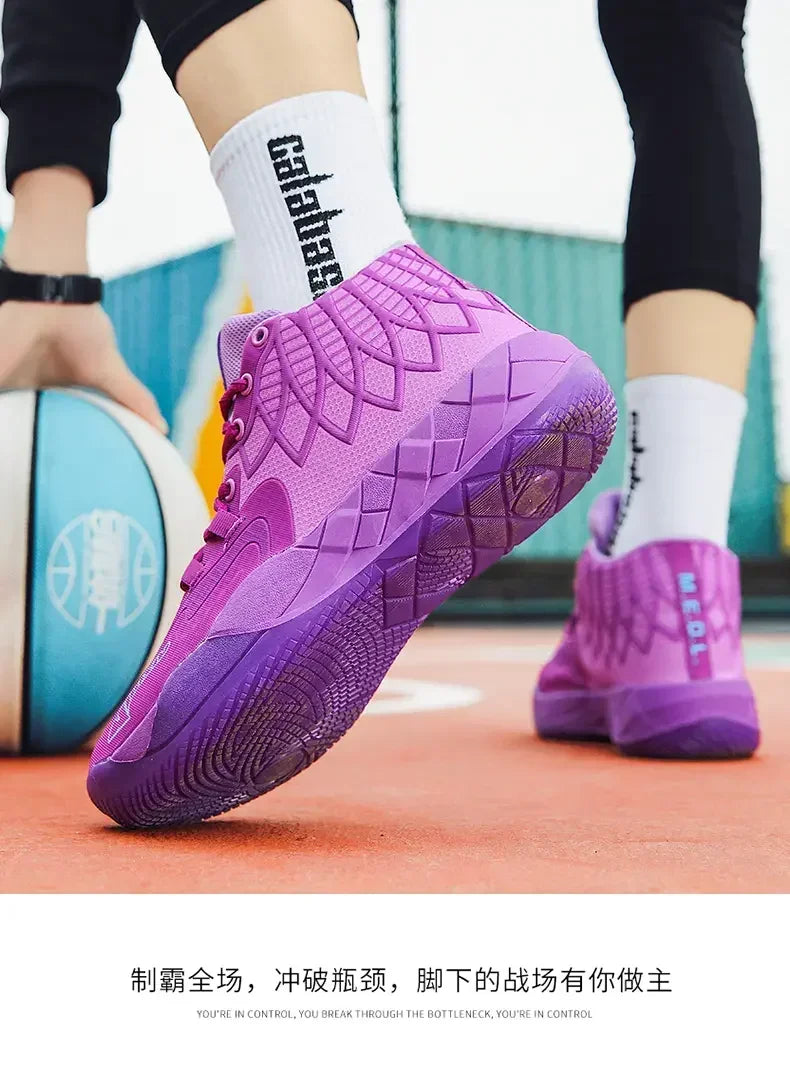 Sneaker Basketball Mandarin Duck Rouge