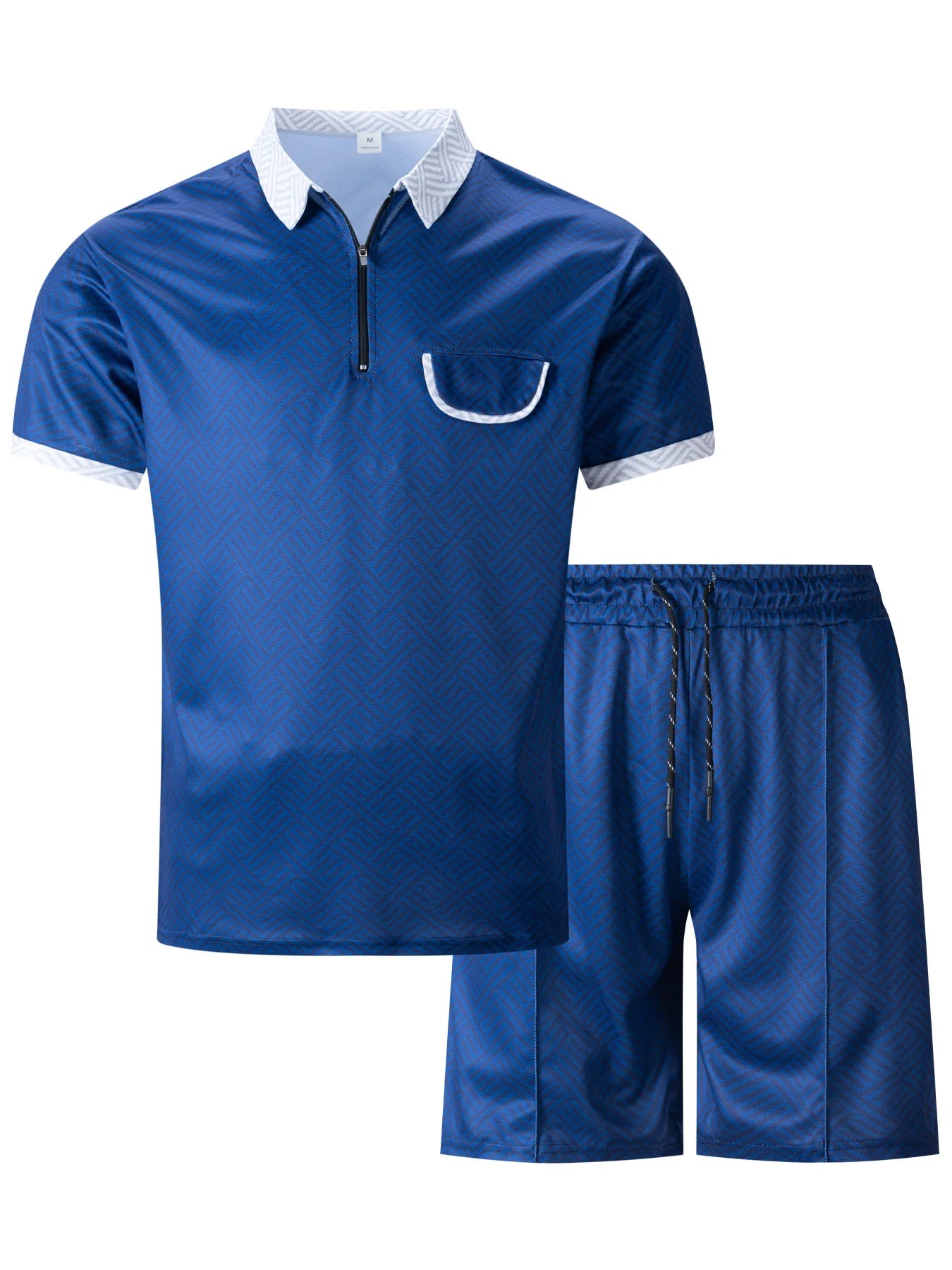 Ensemble Short Top 3D Digital Zippe