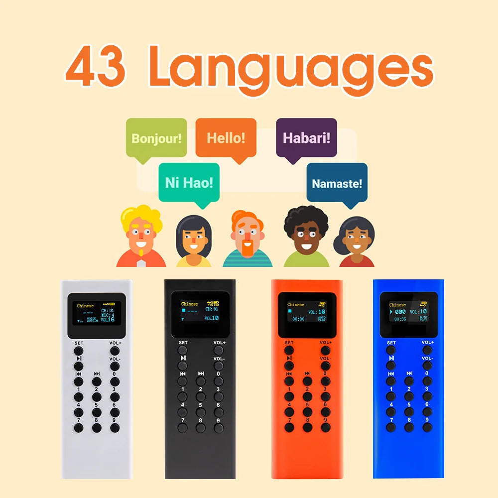 16GB Audio Guide System Museum Tourism Scenic Spot Audio Guide MP3 Player Different Languages Audio Guide