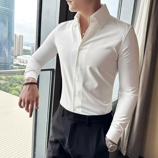 Chemise Slim Fit British ML Homme 2026