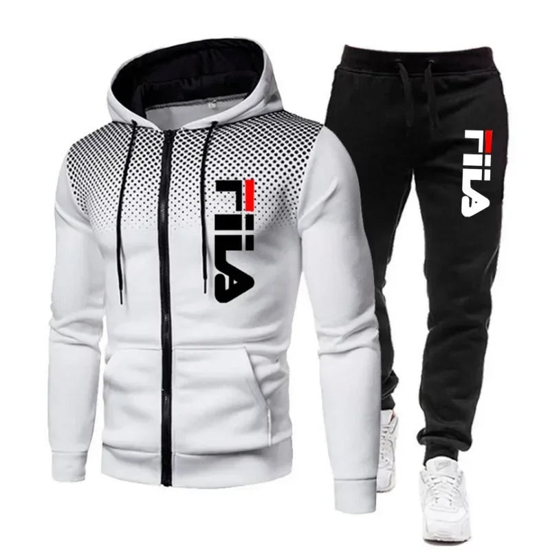 Ensemble Zippe Hoodie Pantalon Fitness